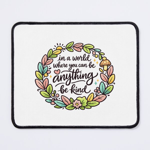 Item preview, In A World Where You Can Be Anything Be Kind designed and sold by LuveraxArt.