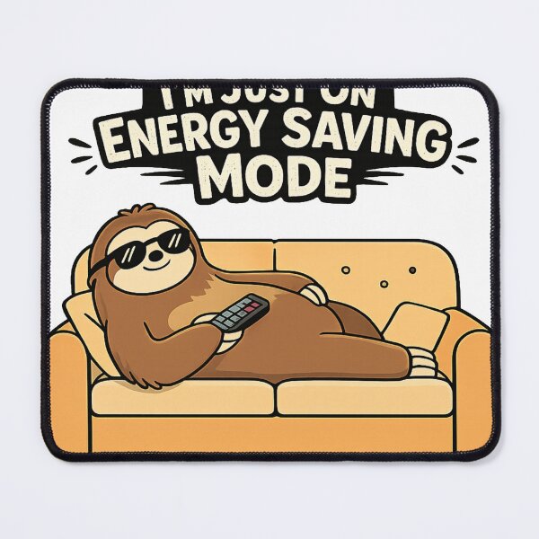 Item preview, I'm Not Lazy, I'm Just On Energy Saving Mode Funny Sloth designed and sold by KP Creative Co.