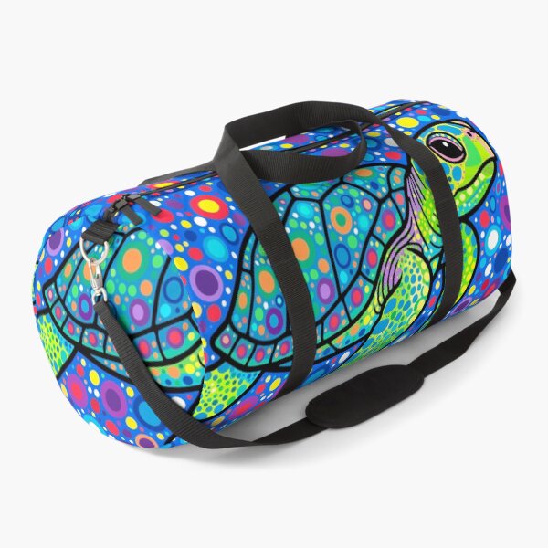 Item preview, Sea Turtle — Colorful Dotwork Pop Art | Vibrant Pointillist Ocean Illustration designed and sold by  Ojo de Lilith.
