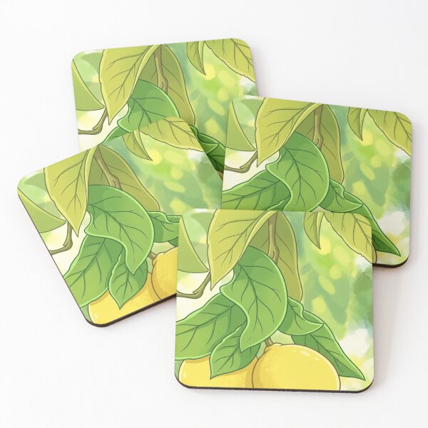Item preview,  		Lemon Grove Watercolor Leaves designed and sold by AirCrayons27.