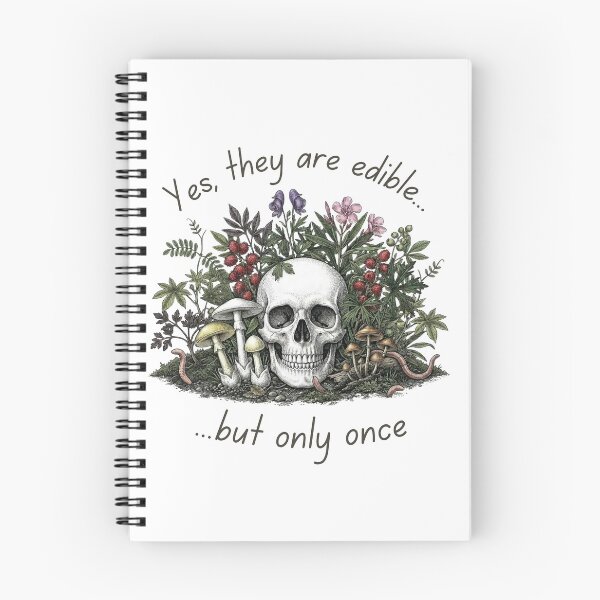 Item preview, Green Witch Poison Garden Skull and Mushrooms designed and sold by DsTeesApparel.