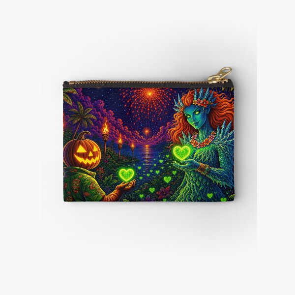 Item preview, Headless Horseman & Tiki Goddess – Retro Fantasy Tropical Art designed and sold by TheHorsemanRidesAgain.