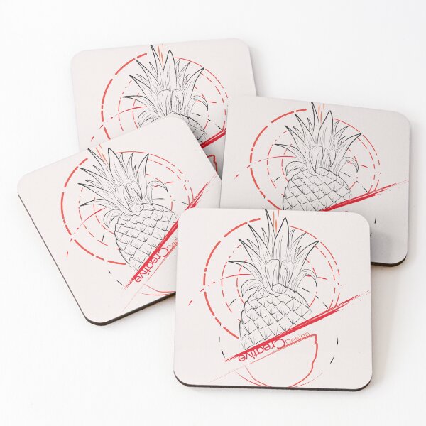 Item preview, Pineapple Illustration Tropical Summer Art designed and sold by jisodesign.