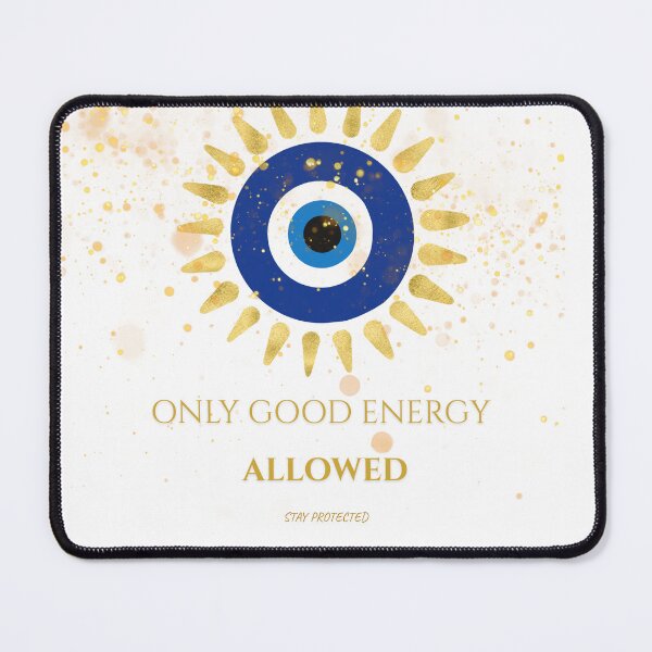 Item preview, Evil Eye Only Good Energy Allowed Art designed and sold by AetherNest by Alicia Jia Dong.