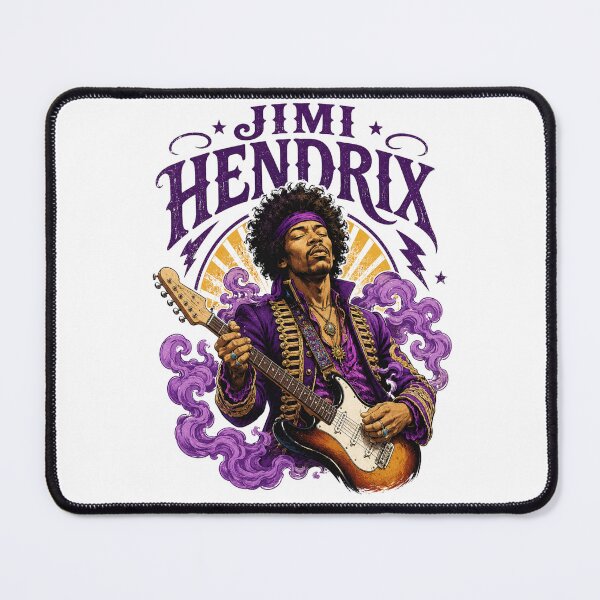 Item preview, Jimi Hendrix Playing Guitar tee shirt designed and sold by TheThriftyBrit.