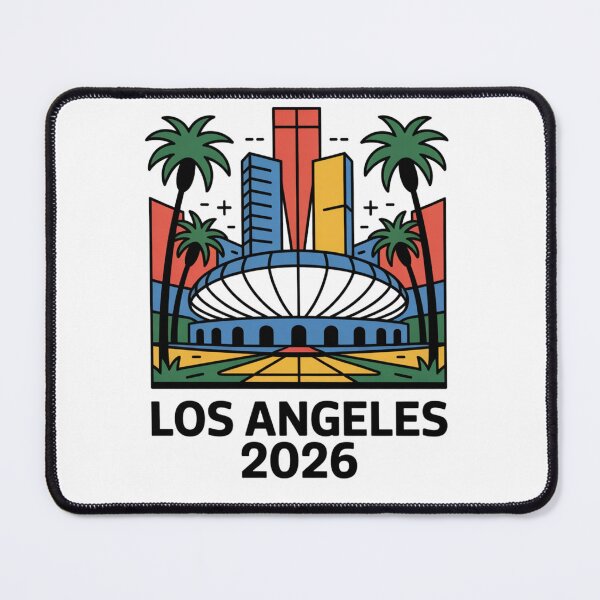 Item preview, Los Angeles 2026 Palm Tree Sunset T-Shirt V20 designed and sold by DarylWelsh2024.