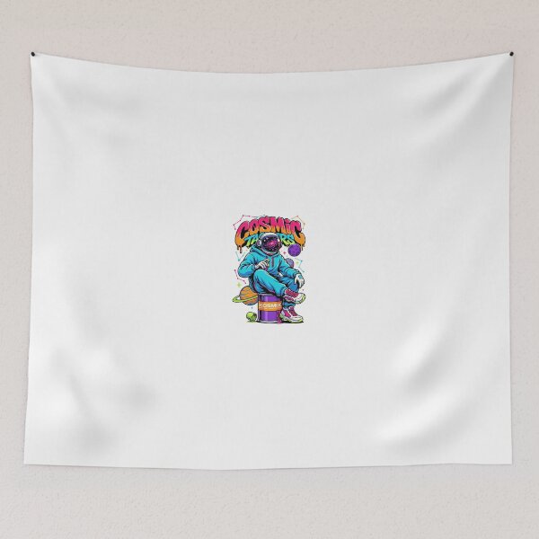 Item preview, Cosmic Graffiti Astronaut – Gravityless Art designed and sold by Pixel Dynamo.