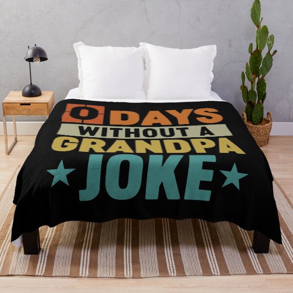 Item preview, Funny Grandpa Jokes - 0 Days Without A Grandpa Joke designed and sold by gunaone-design.