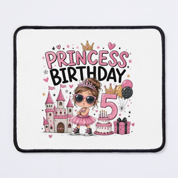 Item preview, Funny Princess Birthday Girl Shirt – Sassy 5 Year Old Queen Party Design designed and sold by thBirthday.