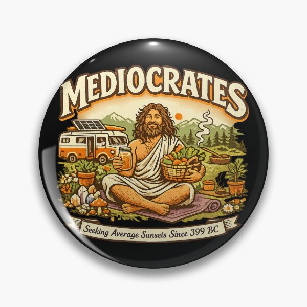 Item preview, Hippie Philosopher Mediocrates designed and sold by HiPatti.