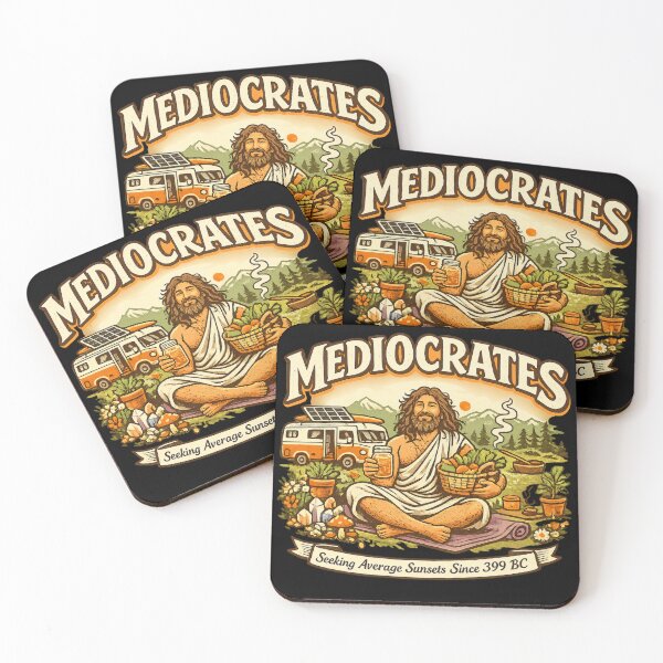 Item preview, Hippie Philosopher Mediocrates designed and sold by HiPatti.
