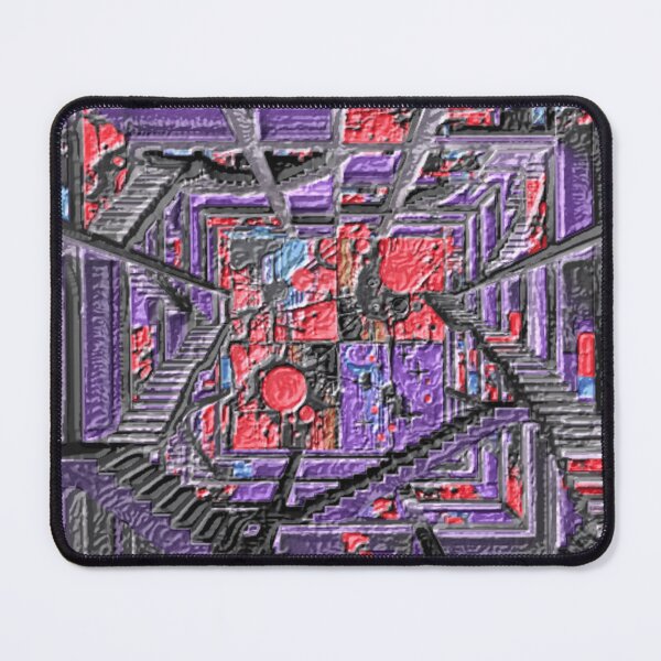 Item preview, cosmic noise labyrinth leather colorful geometric abstract design designed and sold by SmashingDeals.