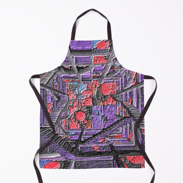 Item preview, cosmic noise labyrinth leather colorful geometric abstract design designed and sold by SmashingDeals.