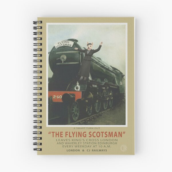 Artikelvorschau, Vintage-Eisenbahnplakat „Flying Scotsman“ entworfen und verkauft von CJChronicles.