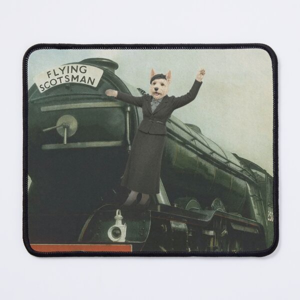 Item preview, Flying Scotsman Vintage Railway Poster designed and sold by CJChronicles.