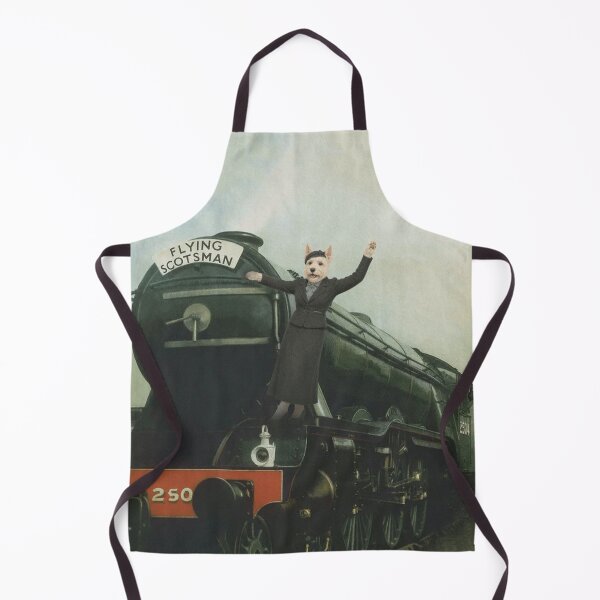 Item preview, Flying Scotsman Vintage Railway Poster designed and sold by CJChronicles.