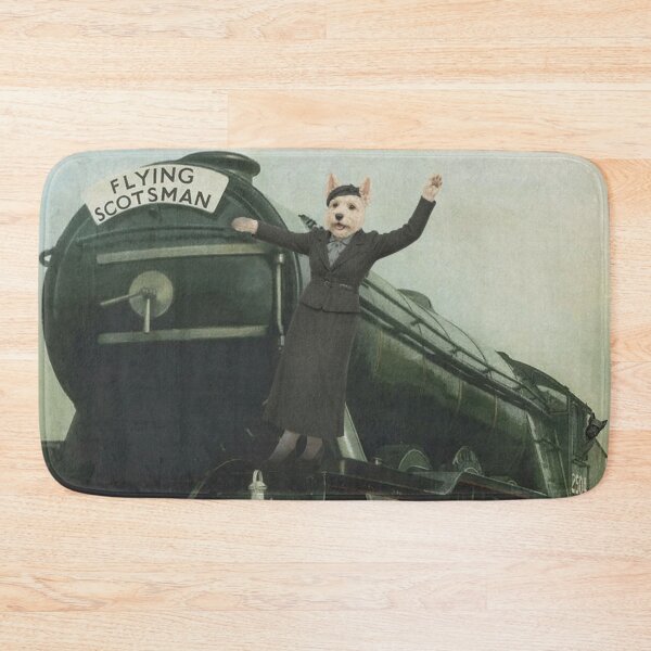 Item preview, Flying Scotsman Vintage Railway Poster designed and sold by CJChronicles.