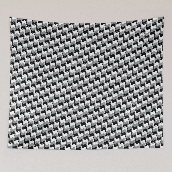 Item preview, Cat Pattern in black, grey, and white designed and sold by The Common Tee.