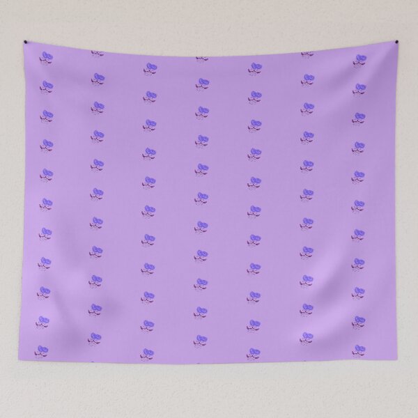 Item preview, Little purple swans with purple roses - Purple background designed and sold by BayliloArtist.