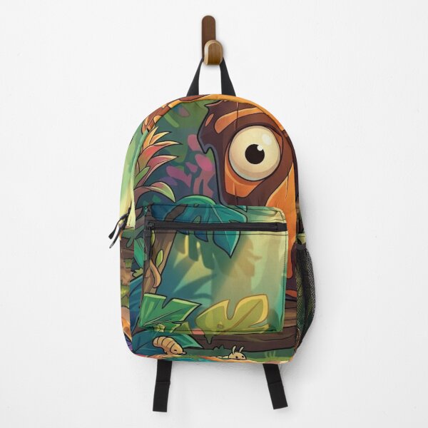 Item preview, The Curious Gecko: Vibrant Rainforest Character Art designed and sold by AirCrayons27.