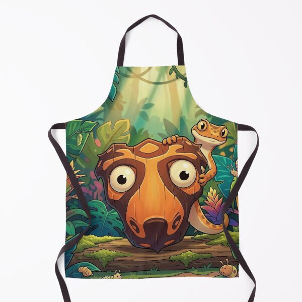Item preview, The Curious Gecko: Vibrant Rainforest Character Art designed and sold by AirCrayons27.