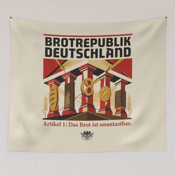 Item preview, Brotrepublik Deutschland Artikel 1 Das Brot ist unantastbar – Funny German Bread Lover Gift designed and sold by Velustro Shop.