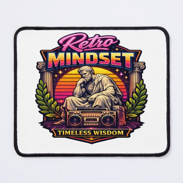 Item preview, Retro Mindset: Timeless Stoic Wisdom designed and sold by Dresut.