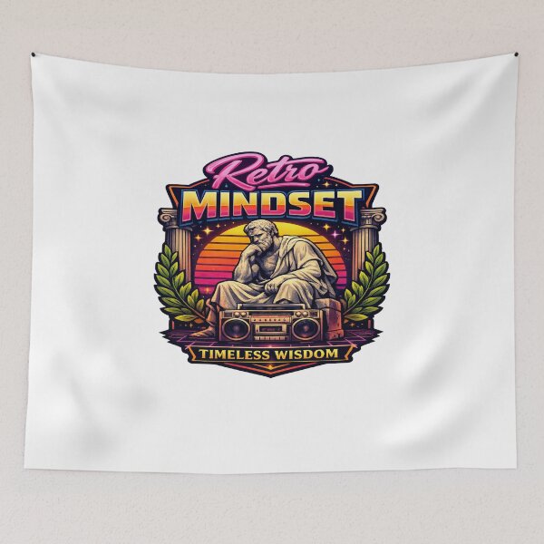 Item preview, Retro Mindset: Timeless Stoic Wisdom designed and sold by Dresut.