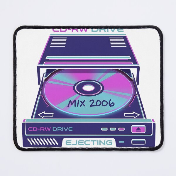 Item preview, Retro 2000s Computer Optical Disc Drive Mix CD Art designed and sold by EKHOAISTORE.