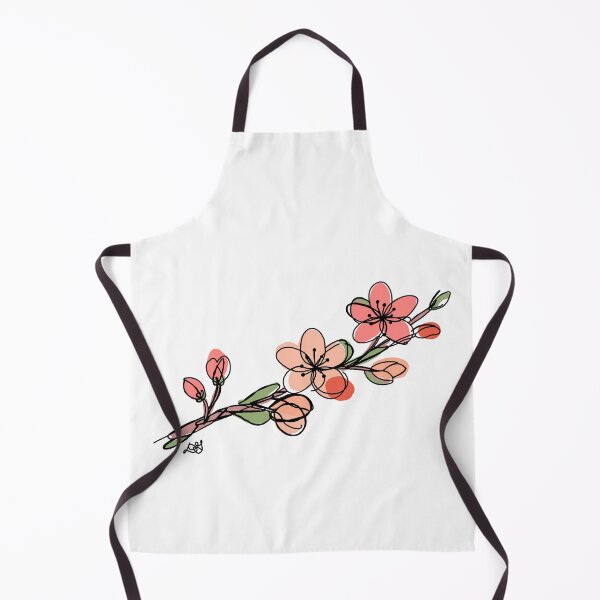 Item preview, Cherry Blossom Sakura Line Art Print designed and sold by Evil B Creative.
