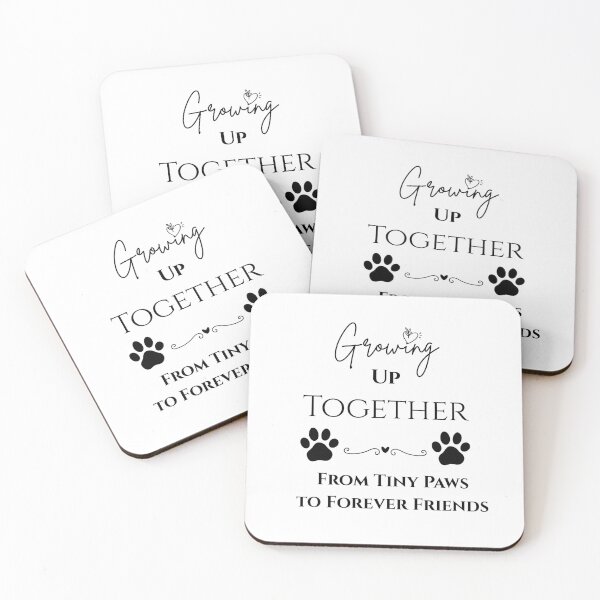 Item preview, Growing Up Together | Dog Lover T-Shirt | From Tiny Paws to Forever Friends designed and sold by PersonaCrafts.