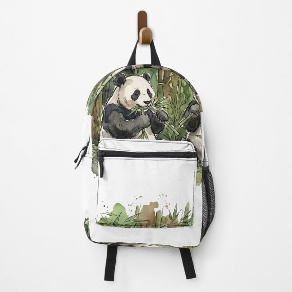 Item preview, Three Cute Pandas in Bamboo Forest designed and sold by LazyBearStudio..