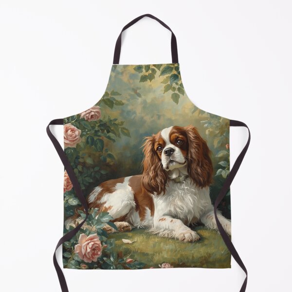 Item preview, Cavalier King Charles in the garden. designed and sold by VéVé's Place.