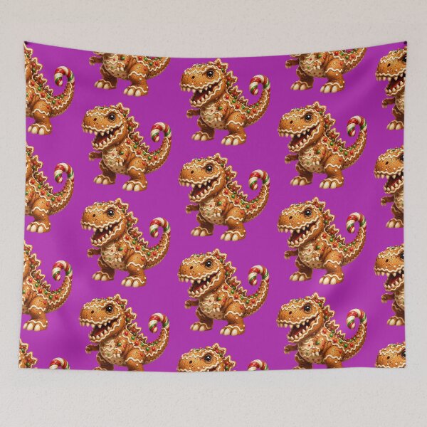 Item preview, Gingerbread Dinosaur Meme | Brainrot Christmas Dino Cookie Monster | Cute Holiday Dessert Creature | Funny Xmas Cartoon Art designed and sold by VectorJoy.