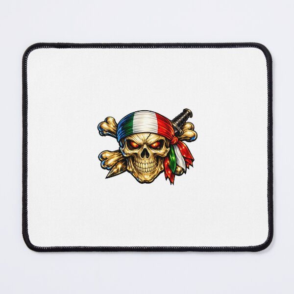 Item preview, ITALY PIRATE HEAD designed and sold by WillDZIGN.