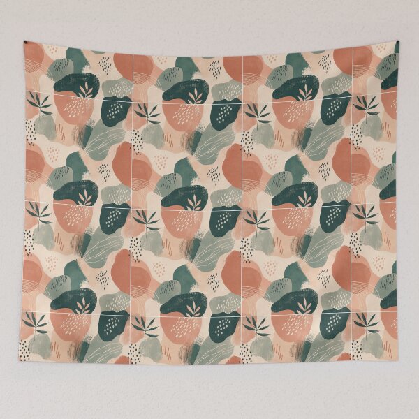 Item preview, abstract floral pattern  designed and sold by Kate1art.