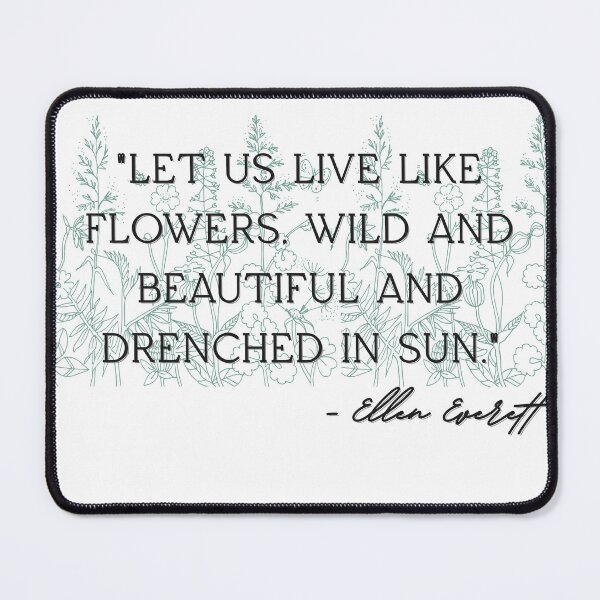 Item preview, Live Like Wildflowers designed and sold by Biolyrical Design.