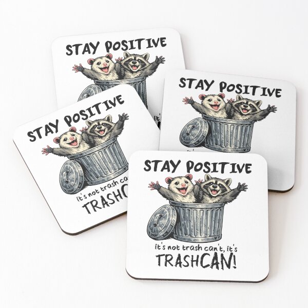Item preview, Stay Positive - TrashCAN! designed and sold by Cut & Paste Productions.