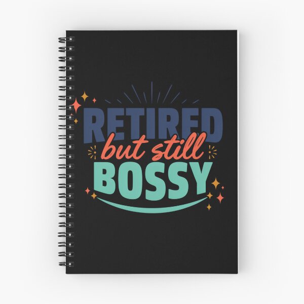 Item preview, Retired But Still Bossy Funny Retirement T-Shirt | Humorous Retiree Gift designed and sold by GiftLore Studio.
