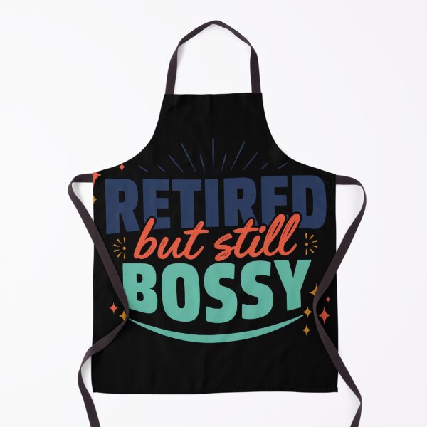 Item preview, Retired But Still Bossy Funny Retirement T-Shirt | Humorous Retiree Gift designed and sold by GiftLore Studio.