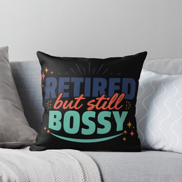 Item preview, Retired But Still Bossy Funny Retirement T-Shirt | Humorous Retiree Gift designed and sold by GiftLore Studio.