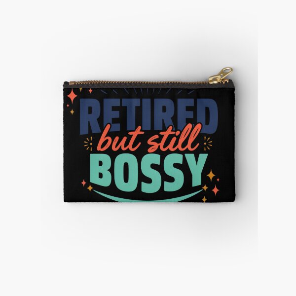 Item preview, Retired But Still Bossy Funny Retirement T-Shirt | Humorous Retiree Gift designed and sold by GiftLore Studio.