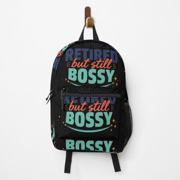 Item preview, Retired But Still Bossy Funny Retirement T-Shirt | Humorous Retiree Gift designed and sold by GiftLore Studio.
