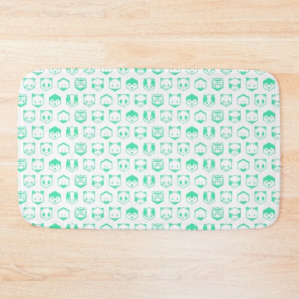 Item preview, Honeycomb Animals Turquoise designed and sold by animinimal.