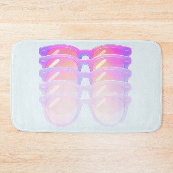 Item preview, Holographic Sunglasses Stack — Pastel Pink Purple Aesthetic Y2K Retro Summer Vibes designed and sold by alizye.