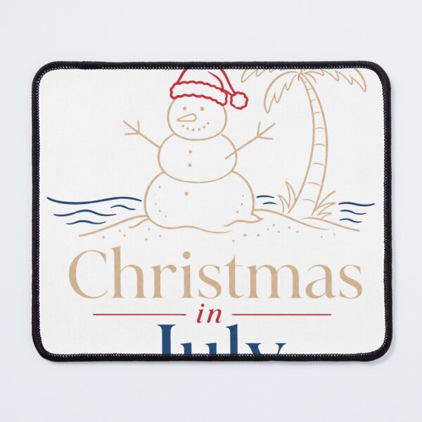 Item preview, Christmas In July Shirt, Summer Christmas T-Shirt, Tropical Holiday Tee, Beach Snowman Graphic T-Shirt, Funny Xmas In July Unisex Shirt designed and sold by Unleashing Style .