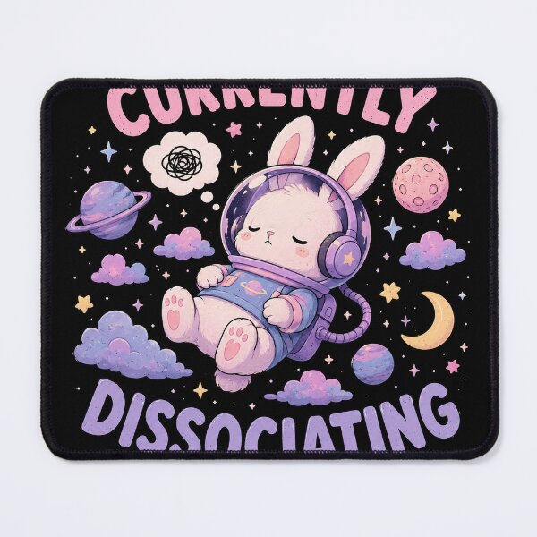 Item preview, Currently Dissociating Space Cat designed and sold by ZovLane.