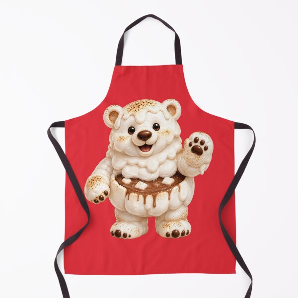 Item preview, Marshmallow Polar Bear Meme | Brainrot Christmas Hot Cocoa Bear | Cute Winter Holiday Mascot | Funny Cozy Xmas Art Design designed and sold by VectorJoy.
