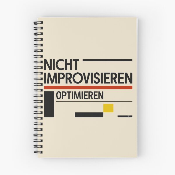 Item preview, Nicht Improvisieren Optimieren – Funny German Efficiency Humor Gift designed and sold by Velustro Shop.