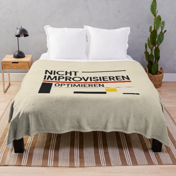 Item preview, Nicht Improvisieren Optimieren – Funny German Efficiency Humor Gift designed and sold by Velustro Shop.